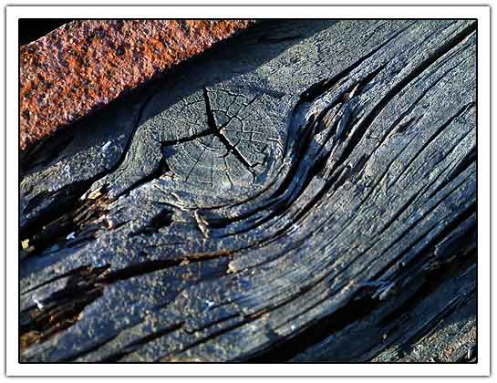 Wood and rusty iron III