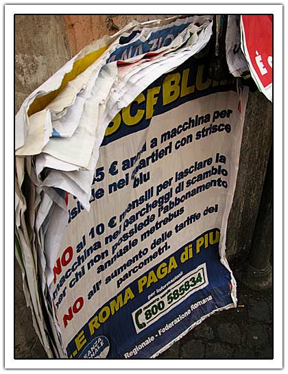 Series of sticked posters (56kb)