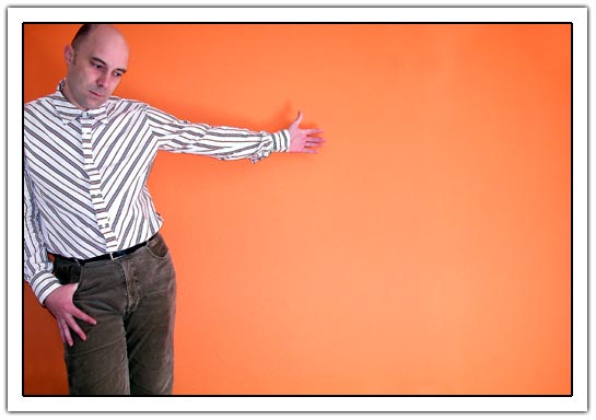 Self portrain in orange (27Kb)